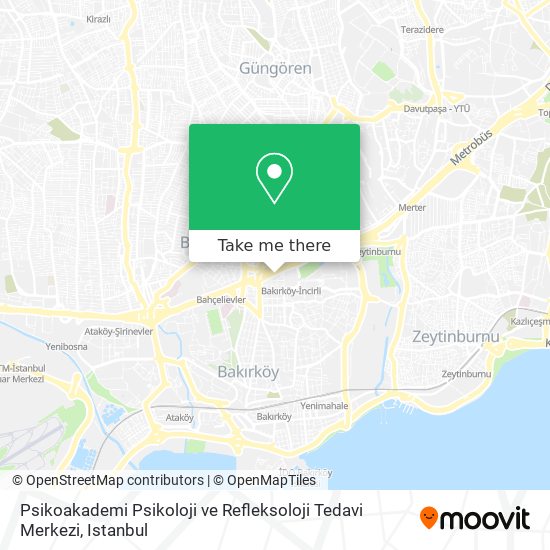 Psikoakademi Psikoloji ve Refleksoloji Tedavi Merkezi map