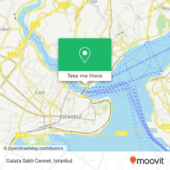 Galata Saklı Cennet map