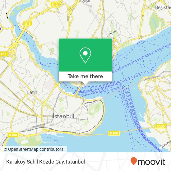 Karaköy Sahil Közde Çay map