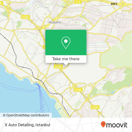 X Auto Detailing map