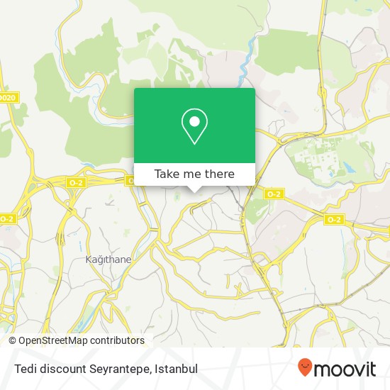 Tedi discount Seyrantepe map