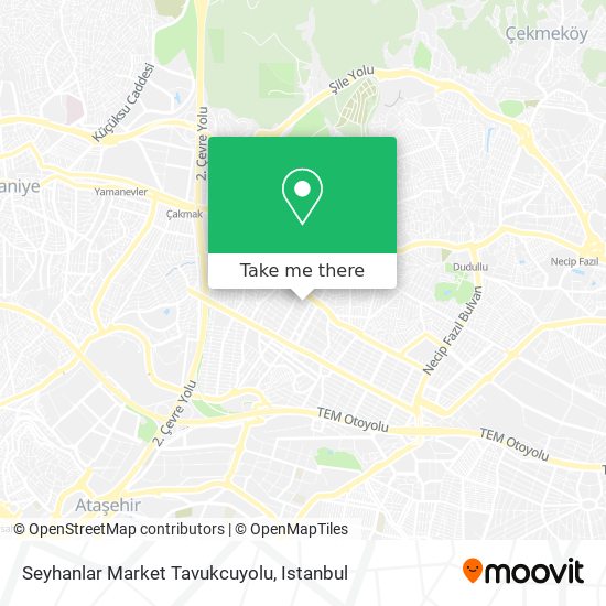 Seyhanlar Market Tavukcuyolu map