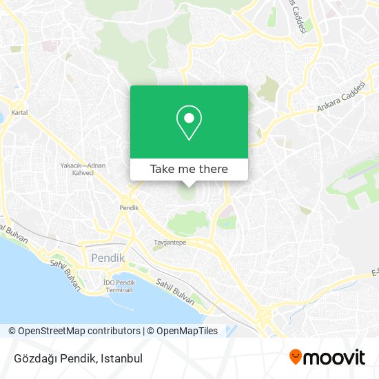 Gözdağı Pendik map