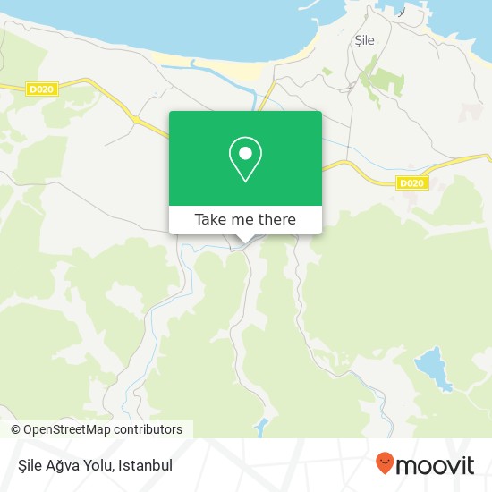 Şile Ağva Yolu map