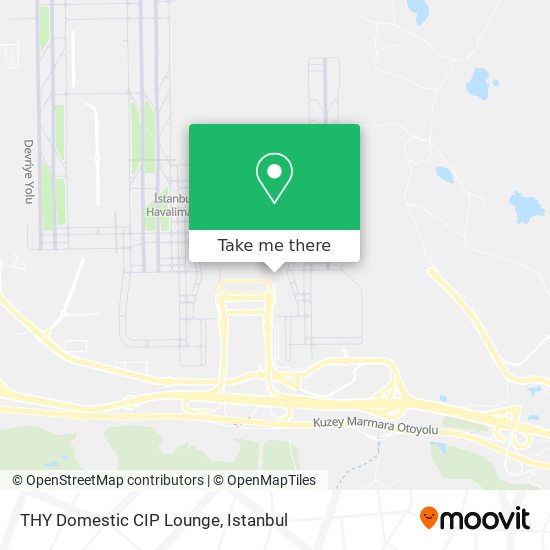 THY Domestic CIP Lounge map