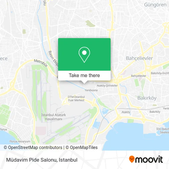 Müdavim Pide Salonu map