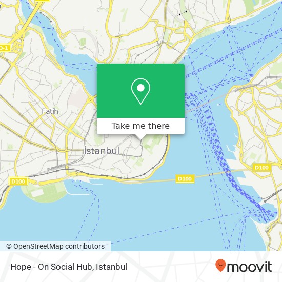 Hope - On Social Hub map