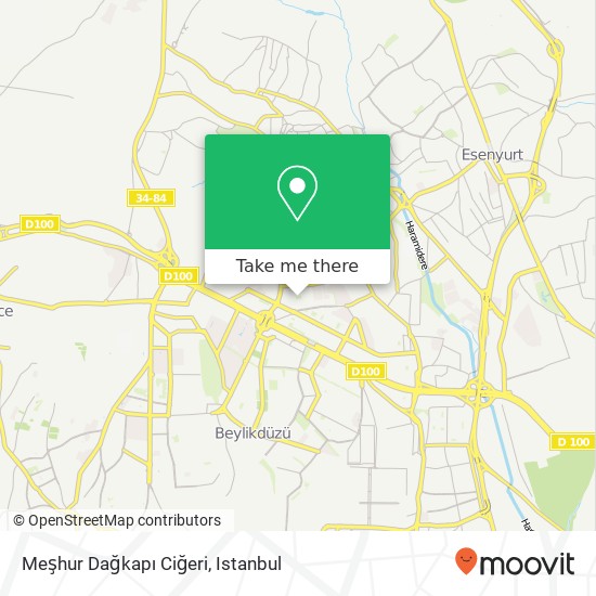 Meşhur Dağkapı Ciğeri map