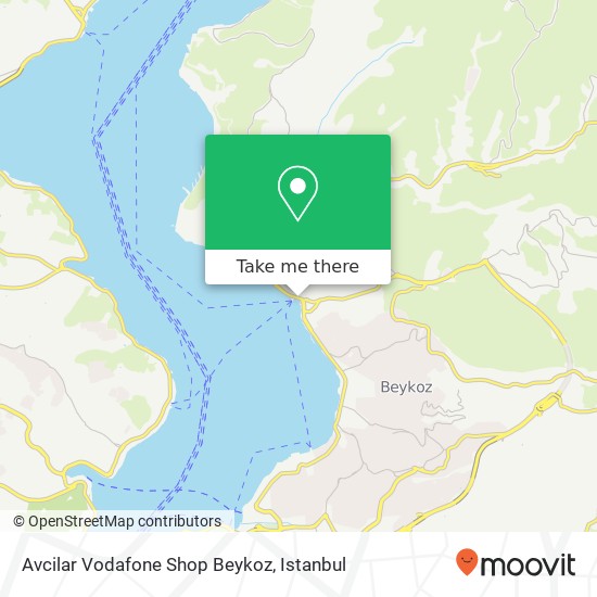 Avcilar Vodafone Shop Beykoz map
