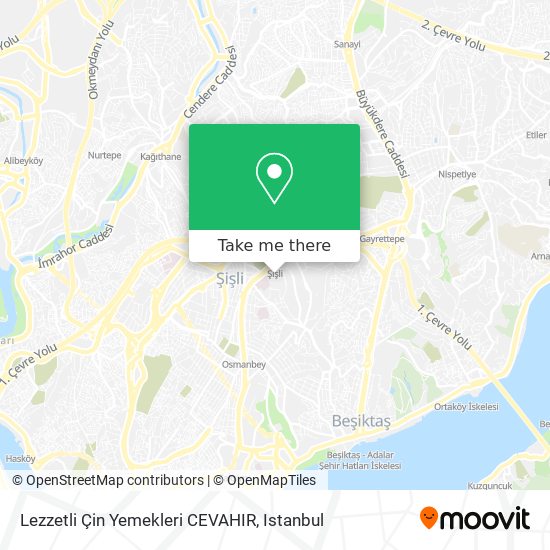 Lezzetli Çin Yemekleri CEVAHIR map