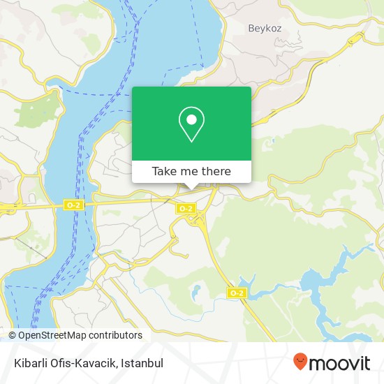 Kibarli Ofis-Kavacik map