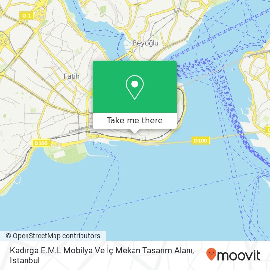 Kadırga E.M.L Mobilya Ve İç Mekan Tasarım Alanı map