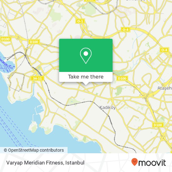 Varyap Meridian Fitness map