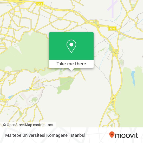 Maltepe Üniversitesi Komagene map