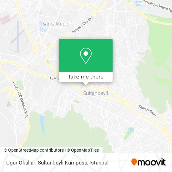 Uğur Okulları Sultanbeyli Kampüsü map