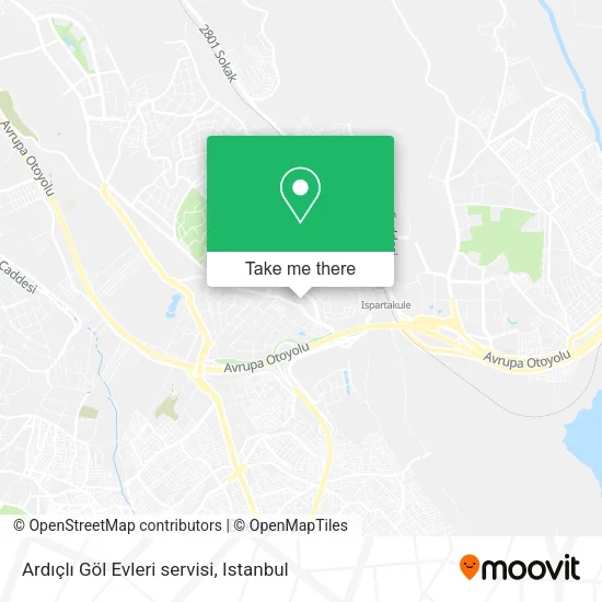 Ardıçlı Göl Evleri servisi map