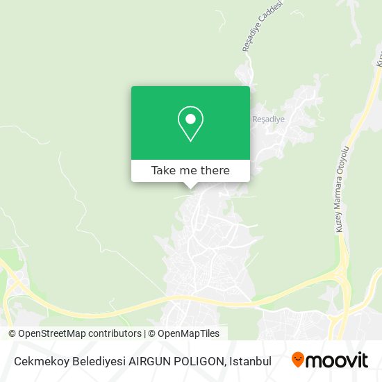 Cekmekoy Belediyesi AIRGUN POLIGON map