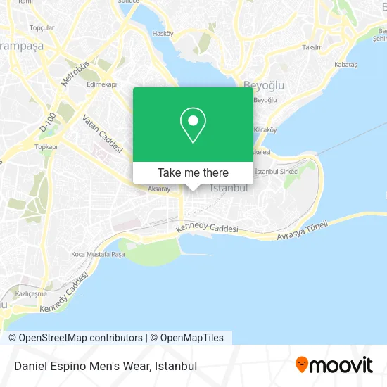Daniel Espino Men's Wear map