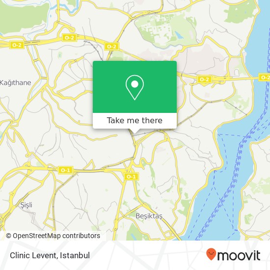 Clinic Levent map