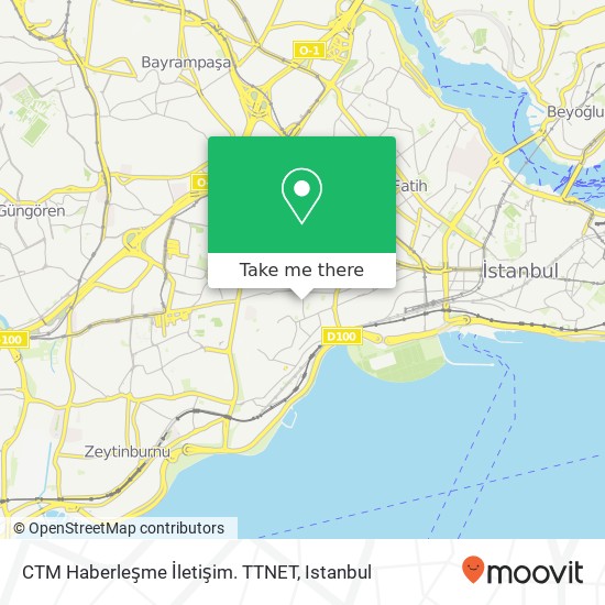 CTM Haberleşme İletişim. TTNET map