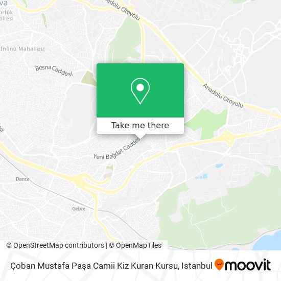Çoban Mustafa Paşa Camii Kiz Kuran Kursu map