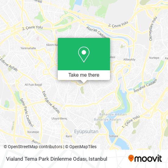 Vialand Tema Park Dinlenme Odası map