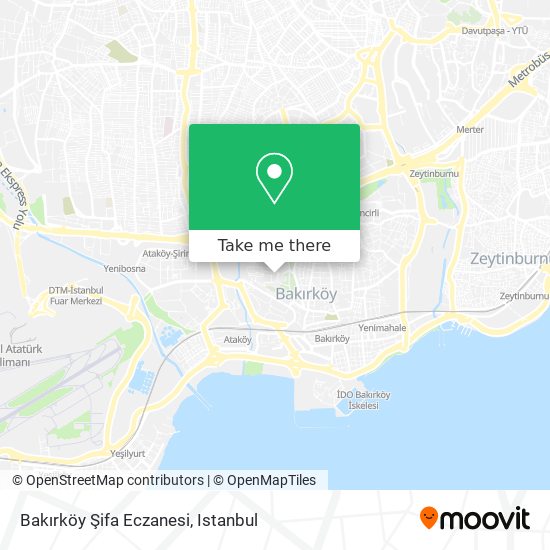 Bakırköy Şifa Eczanesi map
