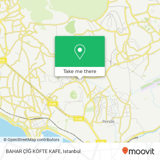 BAHAR ÇİĞ KÖFTE KAFE map