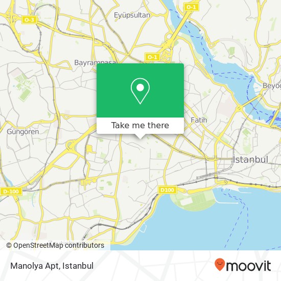 Manolya Apt map