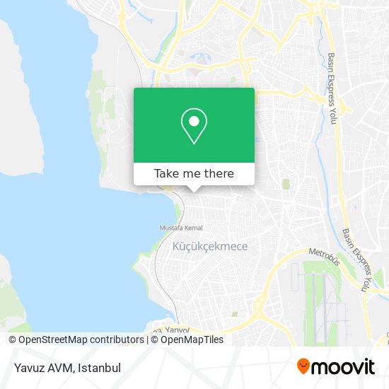 Yavuz AVM map