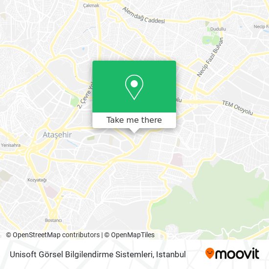 Unisoft Görsel Bilgilendirme Sistemleri map