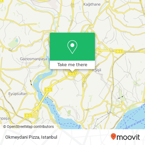 Okmeydani Pizza map