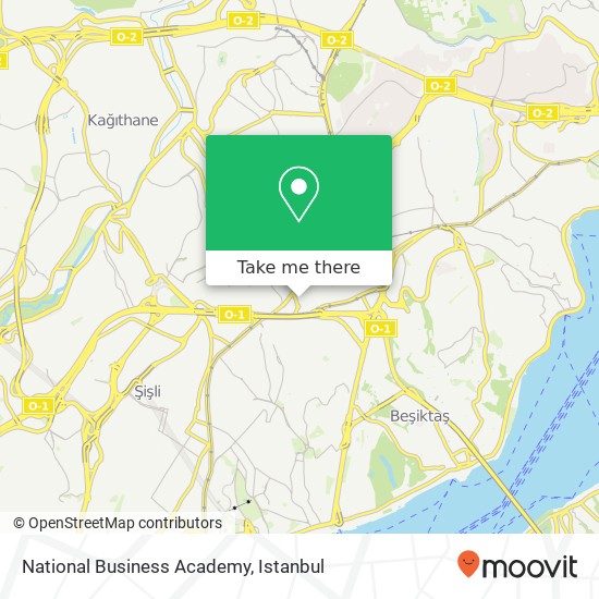 National Business Academy map