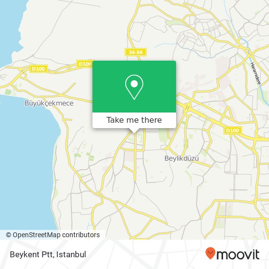 Beykent Ptt map