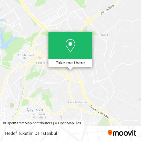 Hedef Tüketim DT map