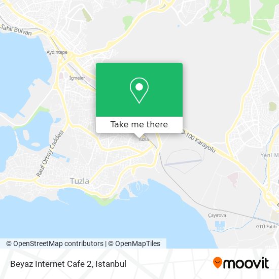 Beyaz Internet Cafe 2 map