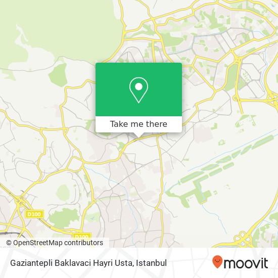 Gaziantepli Baklavaci Hayri Usta map