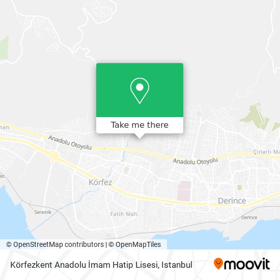 Körfezkent Anadolu İmam Hatip Lisesi map
