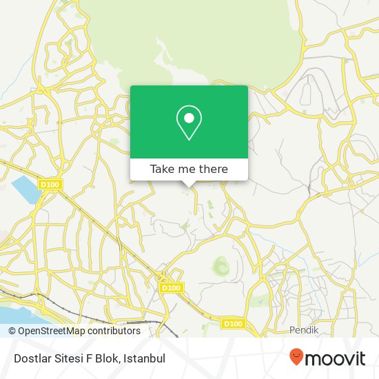 Dostlar Sitesi F Blok map