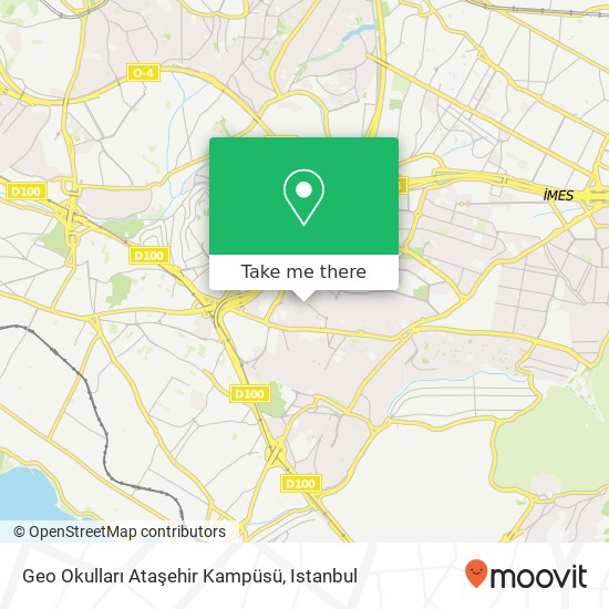 Geo Okulları Ataşehir Kampüsü map