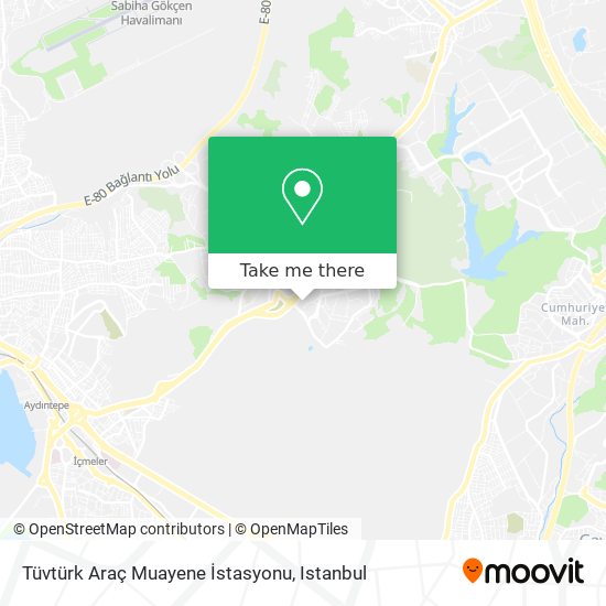 Tüvtürk Araç Muayene İstasyonu map