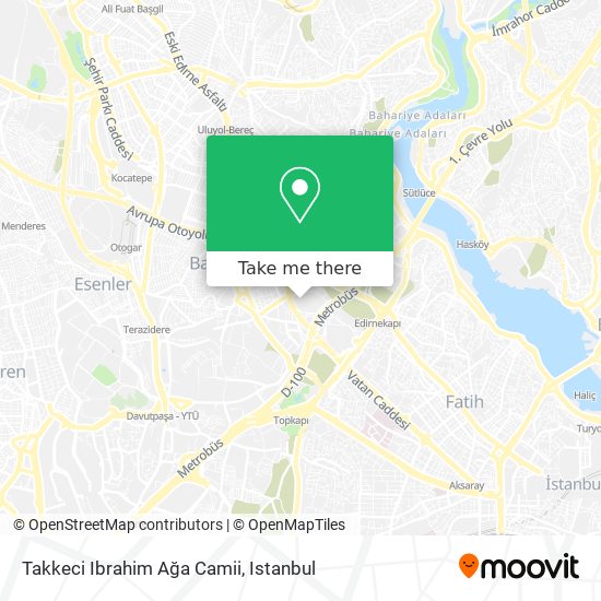 Takkeci Ibrahim Ağa Camii map