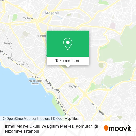 İkmal Maliye Okulu Ve Eğitim Merkezi Komutanlığı Nizamiye map