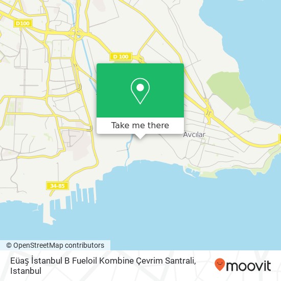 Eüaş İstanbul B Fueloil Kombine Çevrim Santrali map