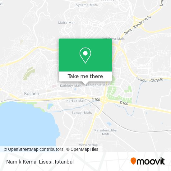 Namık Kemal Lisesi map