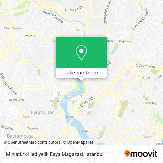 Miniatürk Hediyelik Esya Magazasi map