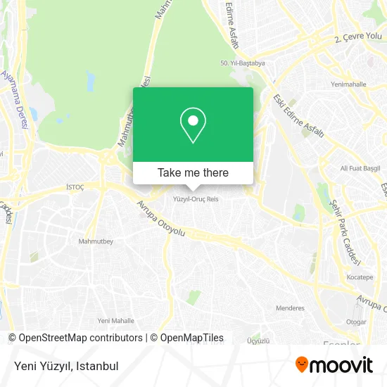 Yeni Yüzyıl map