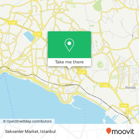 Seksenler Market map