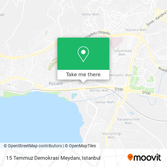 15 Temmuz Demokrasi Meydanı map
