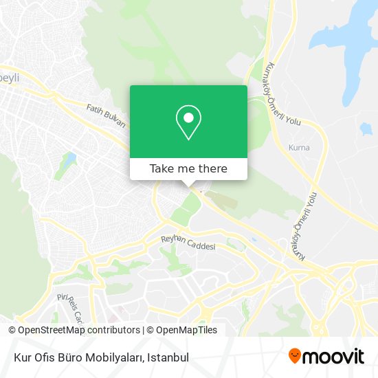 Kur Ofis Büro Mobilyaları map